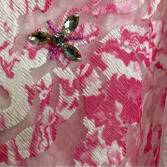 Madison James Special Occasion pink floral mini dress - Picture 9 of 16